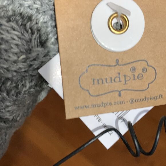 Mud Pie Birch log wood GNOME NWT - Picture 5 of 7